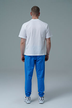 George Phoenix Daily Core - Mavi Rahat Kesim Erkek Jogger Eşofman Altı