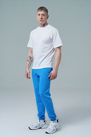 George Phoenix Daily Core - Mavi Rahat Kesim Erkek Jogger Eşofman Altı