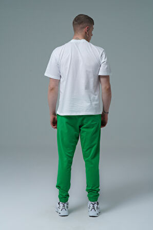 George Phoenix Daily Core - Yeşil Rahat Kesim Erkek Jogger Eşofman Altı