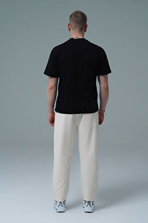 George Phoenix Daily Core - Bej Rahat Kesim Erkek Boru Paça Eşofman Altı