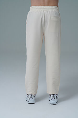 George Phoenix Daily Core - Bej Rahat Kesim Erkek Boru Paça Eşofman Altı