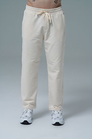 George Phoenix Daily Core - Bej Rahat Kesim Erkek Boru Paça Eşofman Altı