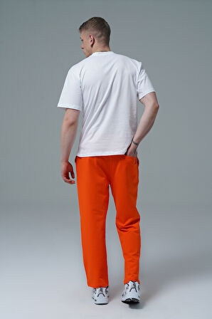 George Phoenix Daily Core - Turuncu Rahat Kesim Erkek Boru Paça Eşofman Altı