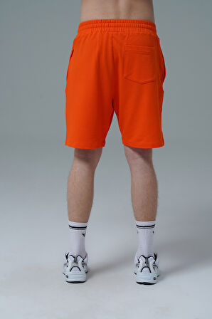 George Phoenix Daily Core - Turuncu Rahat Kesim Pamuklu Erkek Spor Şortu