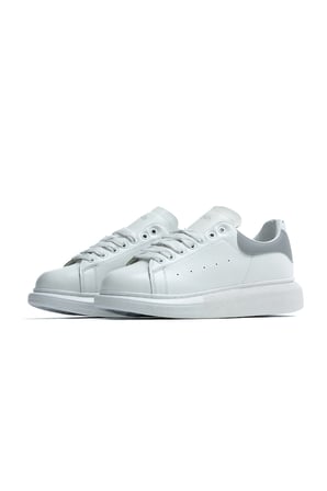 DE RIO Beyaz Gri Unisex Sneakers Spor Ayakkabı