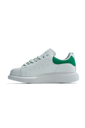 DE RIO Beyaz Yeşil Unisex Sneakers Spor Ayakkabı