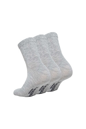 George Phoenix Cloud Socks - Kısa Konç Spor Çorap Gri 3 Çift