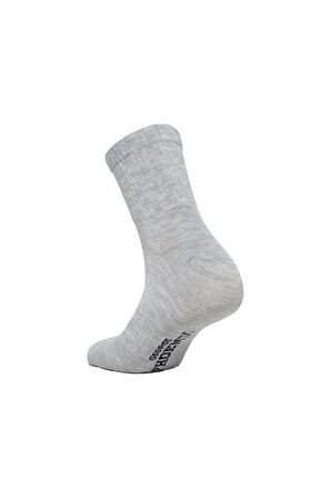 George Phoenix Cloud Socks - Kısa Konç Spor Çorap Gri 3 Çift