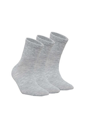 George Phoenix Cloud Socks - Kısa Konç Spor Çorap Gri 3 Çift