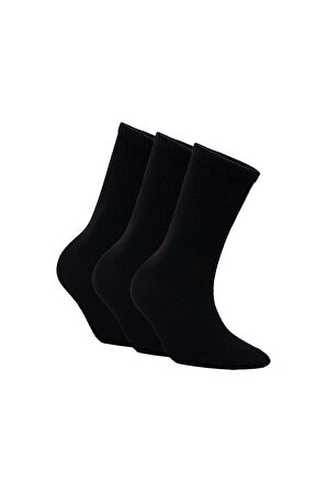 George Phoenix Cloud Socks - Uzun Konç Spor Çorap Siyah 3 Çift