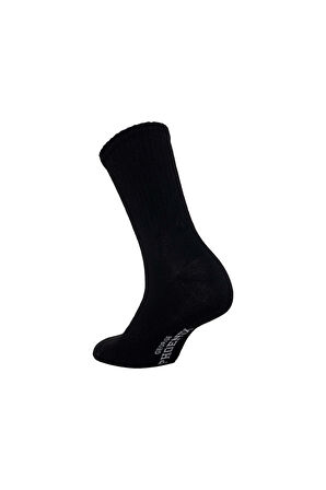 George Phoenix Cloud Socks - Uzun Konç Spor Çorap Siyah 3 Çift