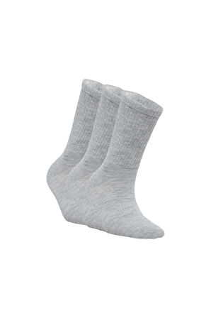 George Phoenix Cloud Socks - Uzun Konç Spor Çorap Gri 3 Çift