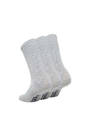 George Phoenix Cloud Socks - Uzun Konç Spor Çorap Gri 3 Çift