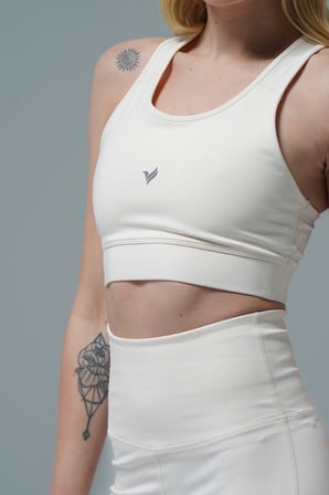 George Phoenix George Phoenix Aero Motion - Bej Geniş Askılı Kaplı ve Destekli Spor Sütyeni