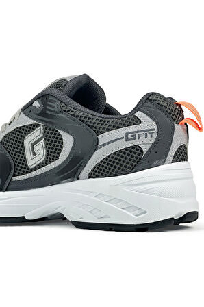 GOLDEN CARIO Gri Turuncu Unisex Sneakers Spor Ayakkabı