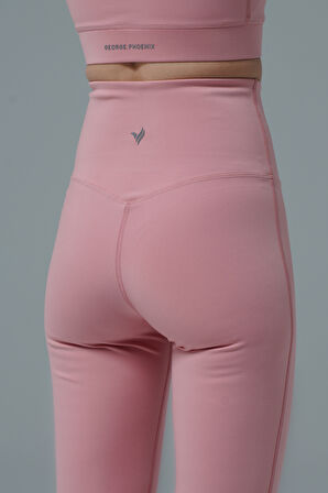 George Phoenix Aero Motion - Pudra Yüksek Bel Push-Up Toparlayıcı İspanyol Paça Tayt