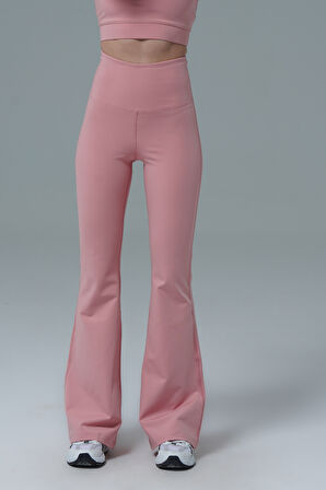 George Phoenix Aero Motion - Pudra Yüksek Bel Push-Up Toparlayıcı İspanyol Paça Tayt