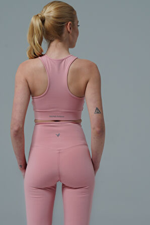 George Phoenix George Phoenix Aero Motion - Pudra Geniş Askılı Kaplı ve Destekli Spor Sütyeni