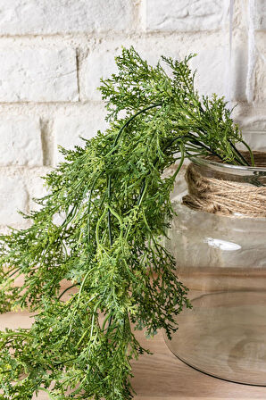 Yapay Sarmaşık Kuşkonmaz Uv Korumalı Açık Yeşil 75 Cm 5 Dal