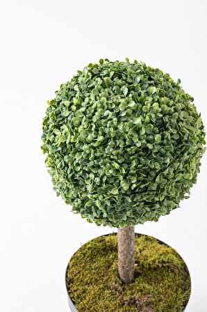 Yapay Top Şimşir Ağacı Tekli 70 Cm