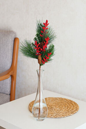 Yapay Küçük Kokina Demeti 80 Cm Tek Dal