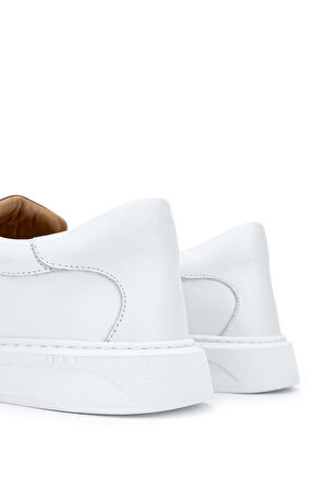 Tamer Tanca Kadın Hakiki Deri Beyaz Sneakers & Spor Ayakkabı 33 1200 BN AYK Y24 BEYAZ DR