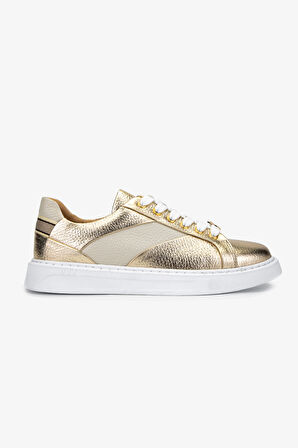 Valmenti Anka Kadın Dore Hakiki Deri Sneakers & Spor Ayakkabı 33 1230 BN AYK Y24