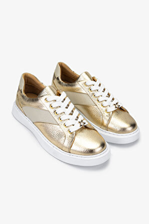 Valmenti Anka Kadın Dore Hakiki Deri Sneakers & Spor Ayakkabı 33 1230 BN AYK Y24