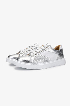 Valmenti Anka Kadın Lame Hakiki Deri Sneakers & Spor Ayakkabı 33 1230 BN AYK Y24
