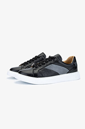 Valmenti Anka Kadın Siyah Floter Hakiki Deri Sneakers & Spor Ayakkabı 33 1230 BN AYK Y24