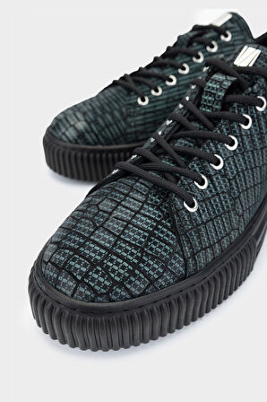 Valmenti Erkek Yeşil Hakiki Deri Sneakers & Spor Ayakkabı 352 19299 ERK AYK SK23/24