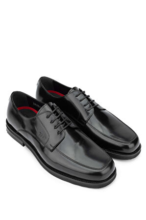 Tamer Tanca Erkek Hakiki Deri Siyah Açma Klasik Ayakkabı 183 29902 ERK AYK Y24 SIYAH ACMA