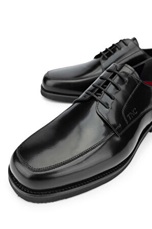 Tamer Tanca Erkek Hakiki Deri Siyah Açma Klasik Ayakkabı 183 29902 ERK AYK Y24 SIYAH ACMA