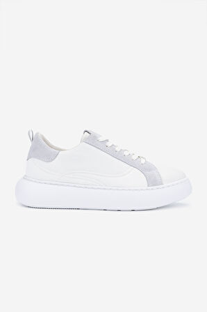 Valmenti Zindax Kadın Beyaz/Beyaz Deri & Tekstil Sneakers & Spor Ayakkabı 933 ZN PAGANINI BN AYK Y24
