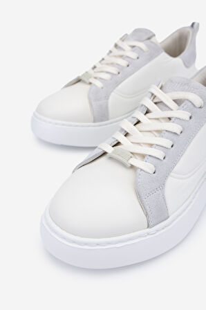 Valmenti Zindax Kadın Beyaz/Beyaz Deri & Tekstil Sneakers & Spor Ayakkabı 933 ZN PAGANINI BN AYK Y24