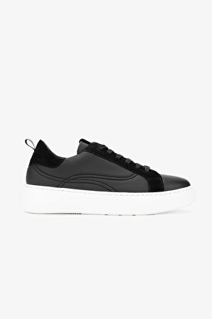 Valmenti Psky Erkek Siyah/Siyah Deri & Tekstil Sneakers & Spor Ayakkabı 933 PAGANINI ERK AYK Y24