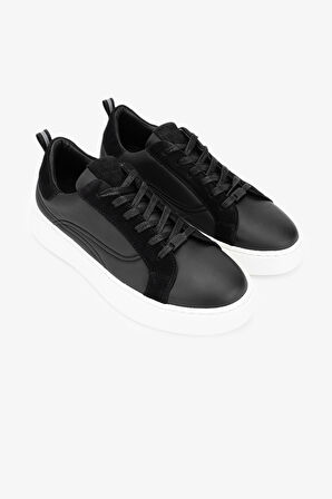 Valmenti Psky Erkek Siyah/Siyah Deri & Tekstil Sneakers & Spor Ayakkabı 933 PAGANINI ERK AYK Y24