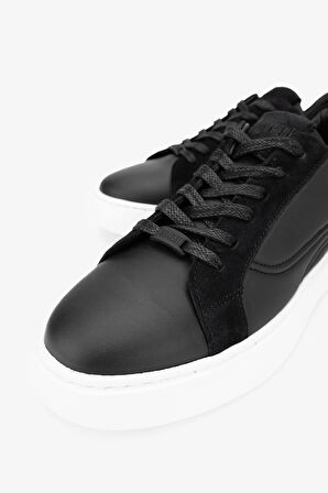 Valmenti Psky Erkek Siyah/Siyah Deri & Tekstil Sneakers & Spor Ayakkabı 933 PAGANINI ERK AYK Y24