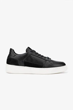 Valmenti Purta Erkek Siyah Hakiki Deri Sneakers & Spor Ayakkabı 933 WALKER ERK AYK Y24