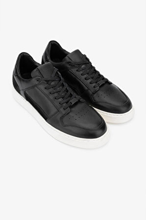 Valmenti Purta Erkek Siyah Hakiki Deri Sneakers & Spor Ayakkabı 933 WALKER ERK AYK Y24