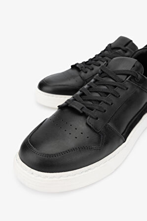 Valmenti Purta Erkek Siyah Hakiki Deri Sneakers & Spor Ayakkabı 933 WALKER ERK AYK Y24