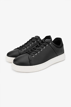 Valmenti Pastik Erkek Siyah Hakiki Deri Sneakers & Spor Ayakkabı 933 SPRINTER ERK AYK Y24