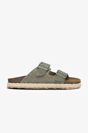 Valmenti Simba Kadın Menta Hakiki Deri Terlik 985 24-6601 BN TRLK Y24