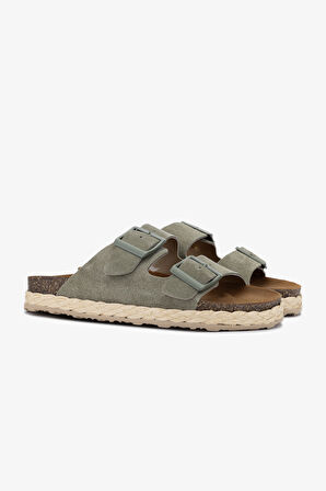 Valmenti Simba Kadın Menta Hakiki Deri Terlik 985 24-6601 BN TRLK Y24