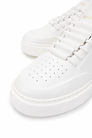 Barracuda Kadın Hakiki Deri Beyaz/Beyaz Sneakers & Spor Ayakkabı 511 BD1415A BN AYK Y24 WHITE/WHITE