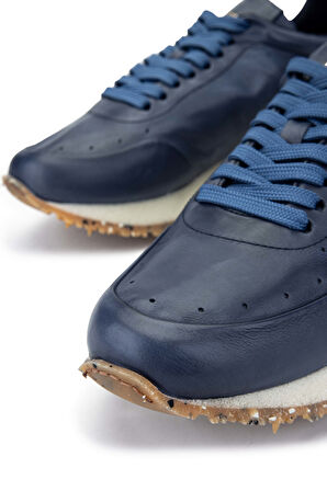 Barracuda Erkek Hakiki Deri Mavi Sneakers & Spor Ayakkabı 511 BU3354A ERK AYK Y24 FRIDA MARINE