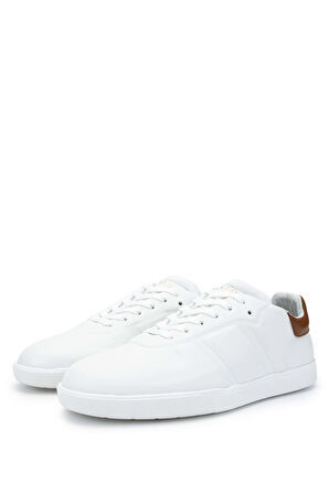 Fabi Erkek Hakiki Deri Beyaz Sneakers & Spor Ayakkabı 510 FU1110B ERK AYK Y24 BIANCO