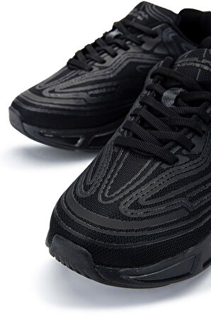 Fessura Kadın Tekstil Siyah Sneakers & Spor Ayakkabı 1001 REX001 BN AYK Y24 BLACK/BLACK