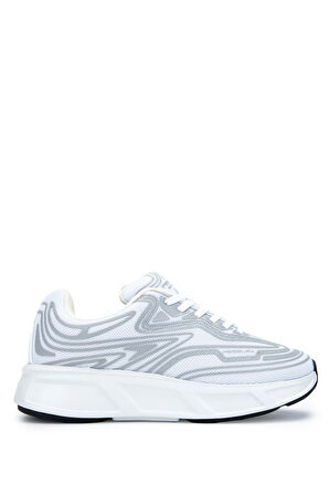 Fessura Kadın Tekstil Beyaz/Buz Beyaz Sneakers & Spor Ayakkabı 1001 REX001 BN AYK Y24 WHITE/ICE