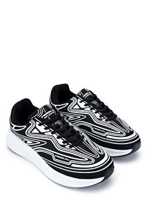 Fessura Erkek Tekstil Siyah/Beyaz Sneakers & Spor Ayakkabı 1001 REX001 ERK AYK Y24 BLACK/WHITE